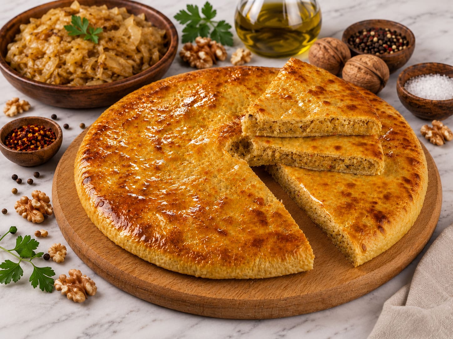 с капустой и грецким орехом «Къабускаджын»