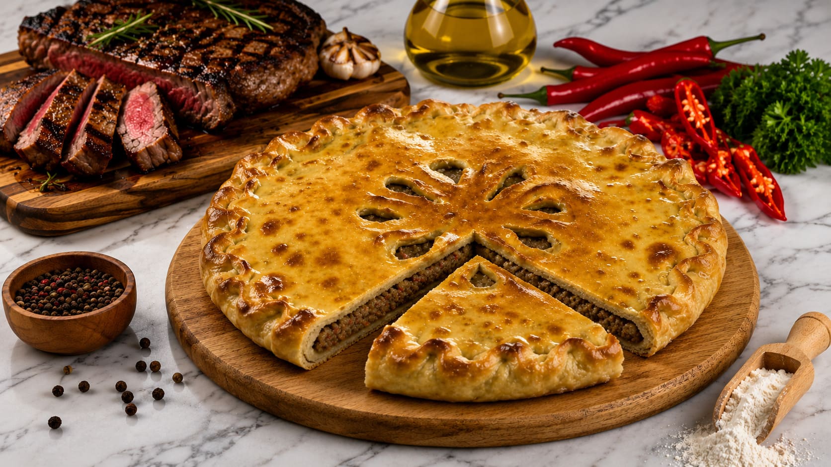 с мясом «Фыдджын»